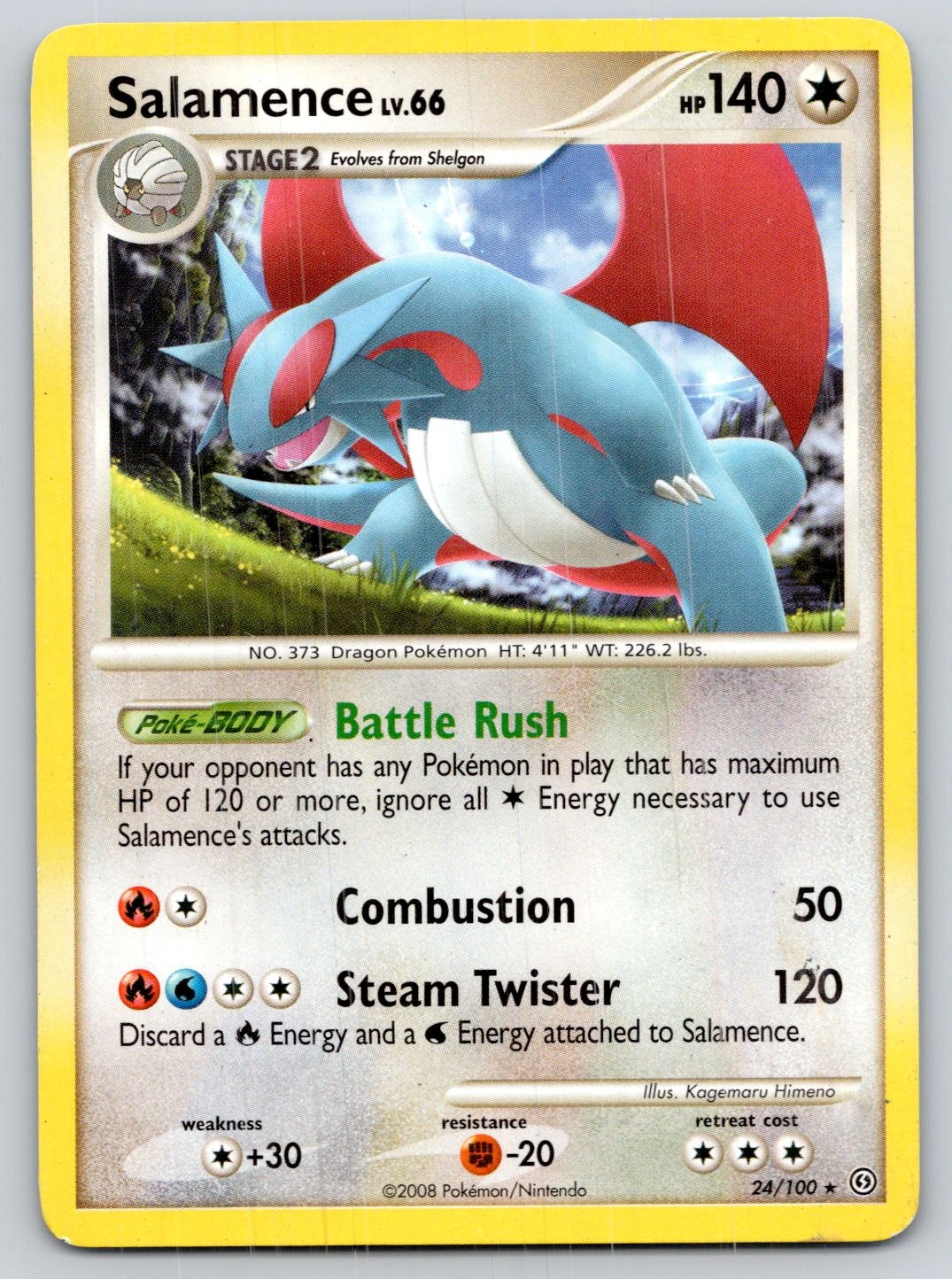 Salamence Rare Stormfront 24/100