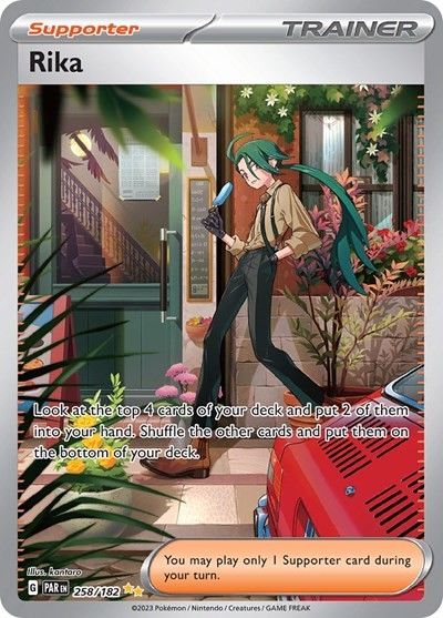 Pokemon Rika (258/337) Paradox Rift LP HOLO