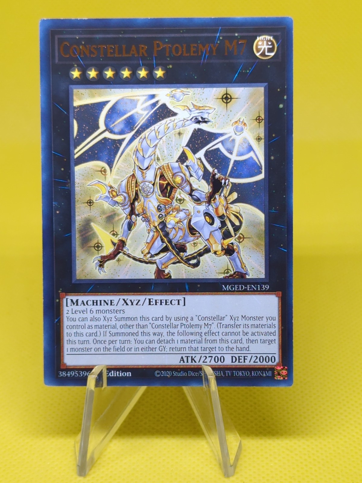 Yugioh – Constellar Ptolemy M7 (MGED-EN139) – Rare 1st Edition