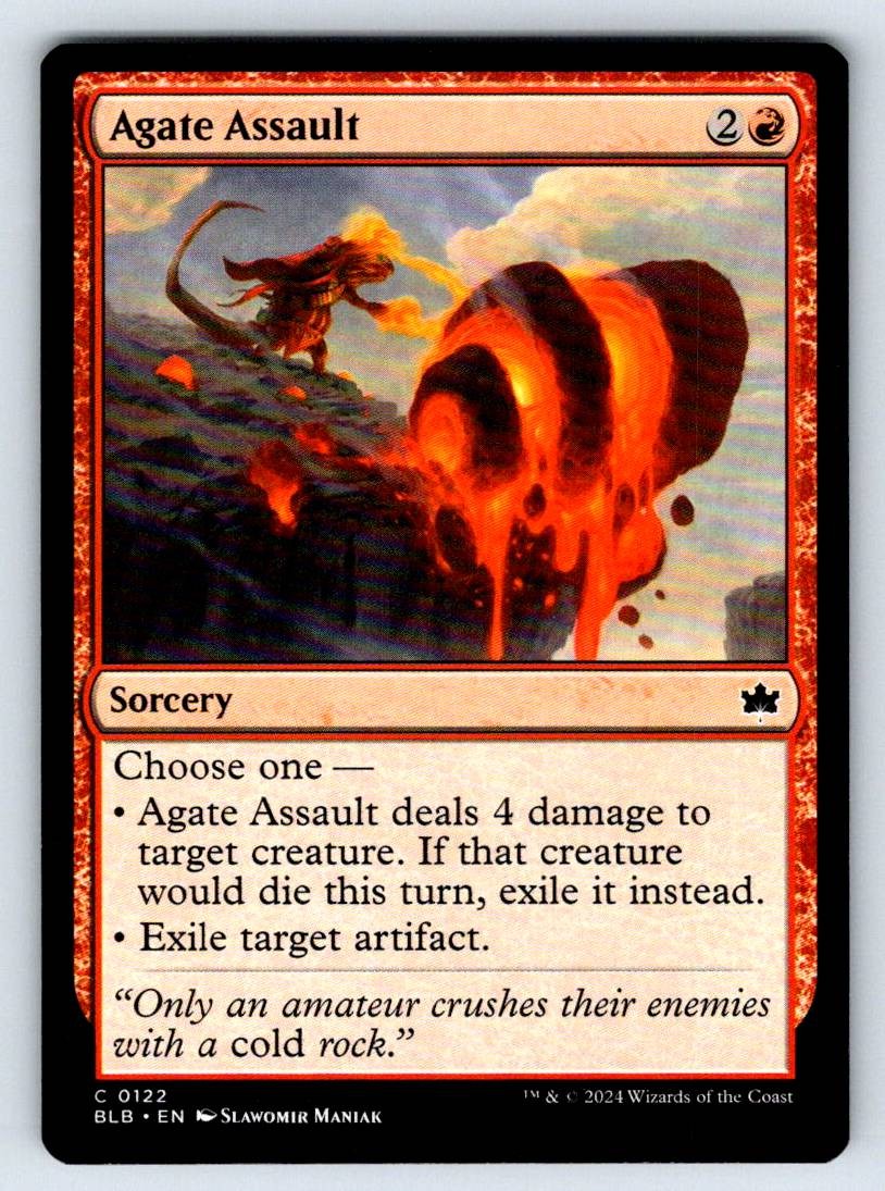 Agate Assault Bloomburrow BLB 122 Normal NM Slawomir Maniak