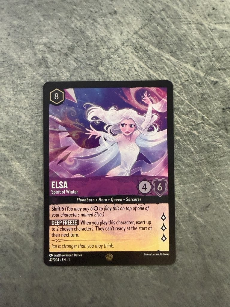Elsa – Spirit of Winter 42/204 The First Chapter Cold Foil