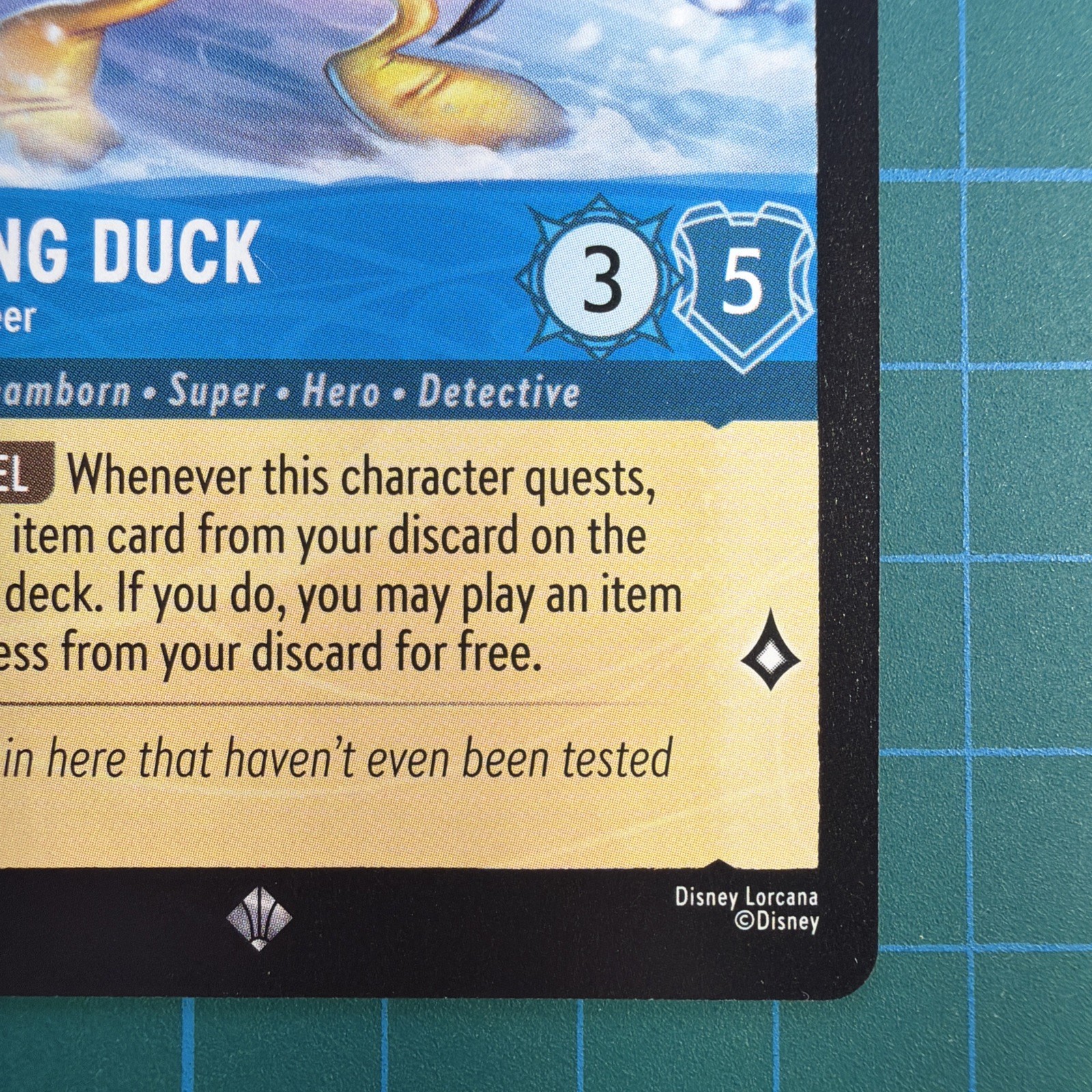 Disney Lorcana Winterspell #150/204 Darkwing Duck Dashing Gadgeteer NM