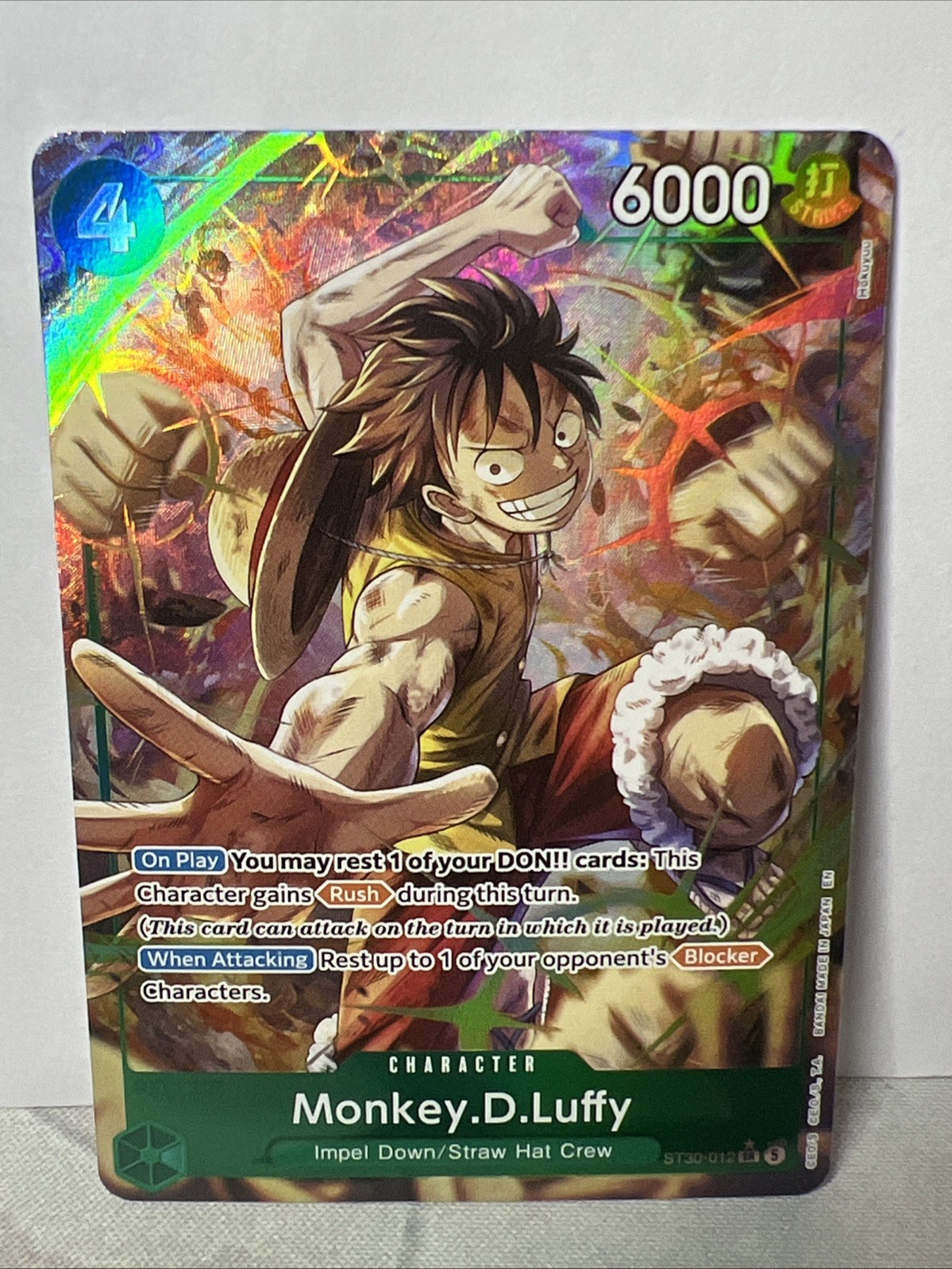 Monkey.D.Luffy (Parallel) ST30-012 Starter Deck EX: Luffy & Ace Foil