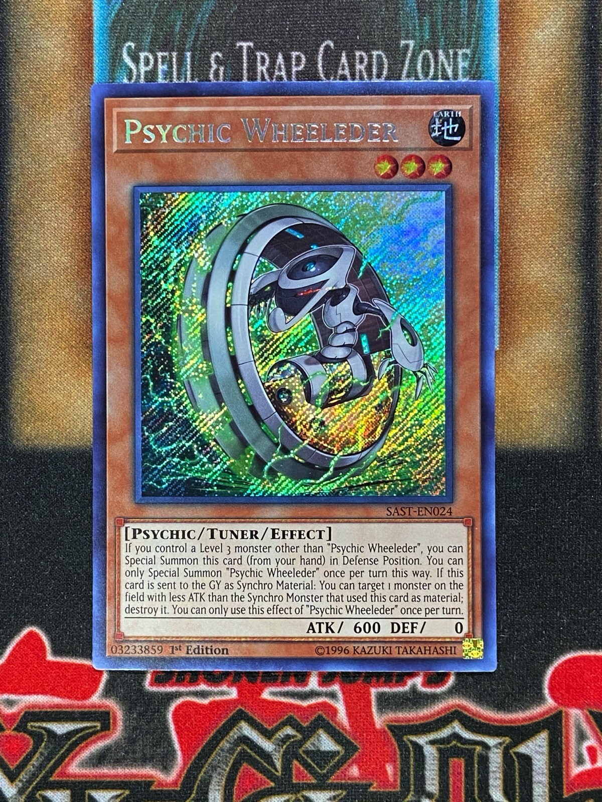 Yugioh Psychic Wheeleder SAST-EN024 Secret Rare 1st Ed NM