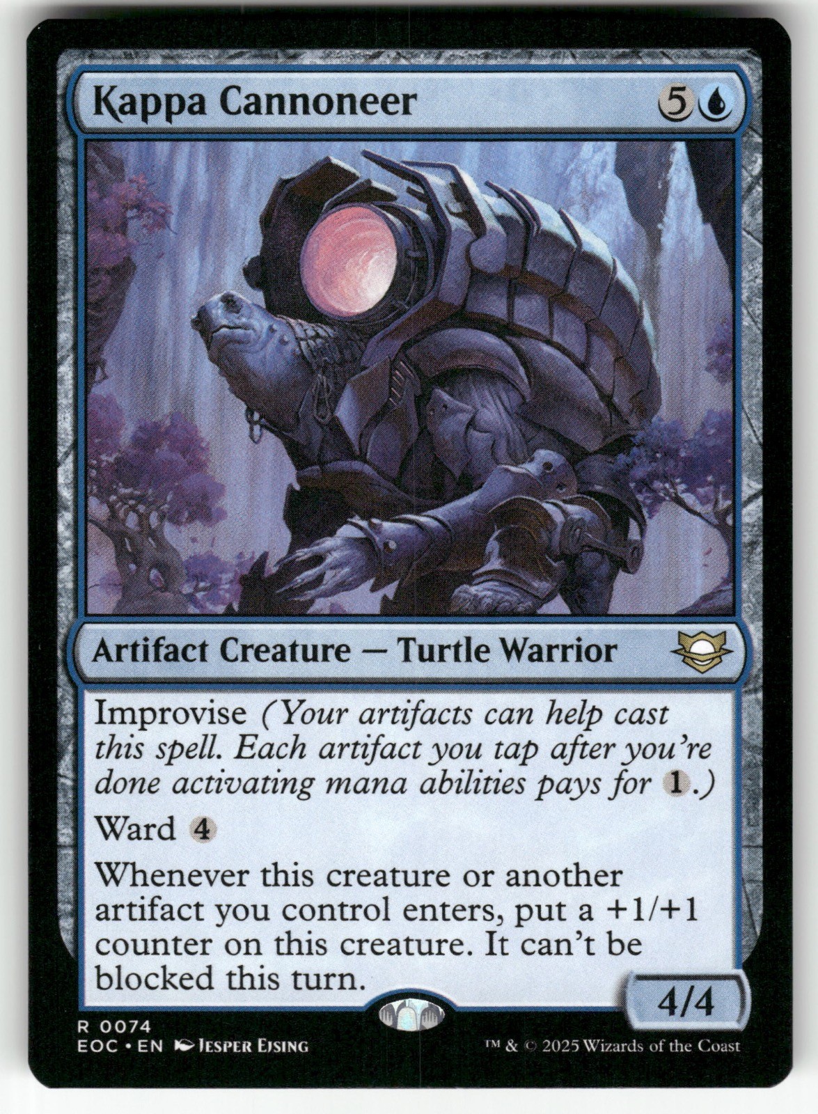 Kappa Cannoneer 74 Rare Commander: Edge of Eternities Magic: The Gathering NM