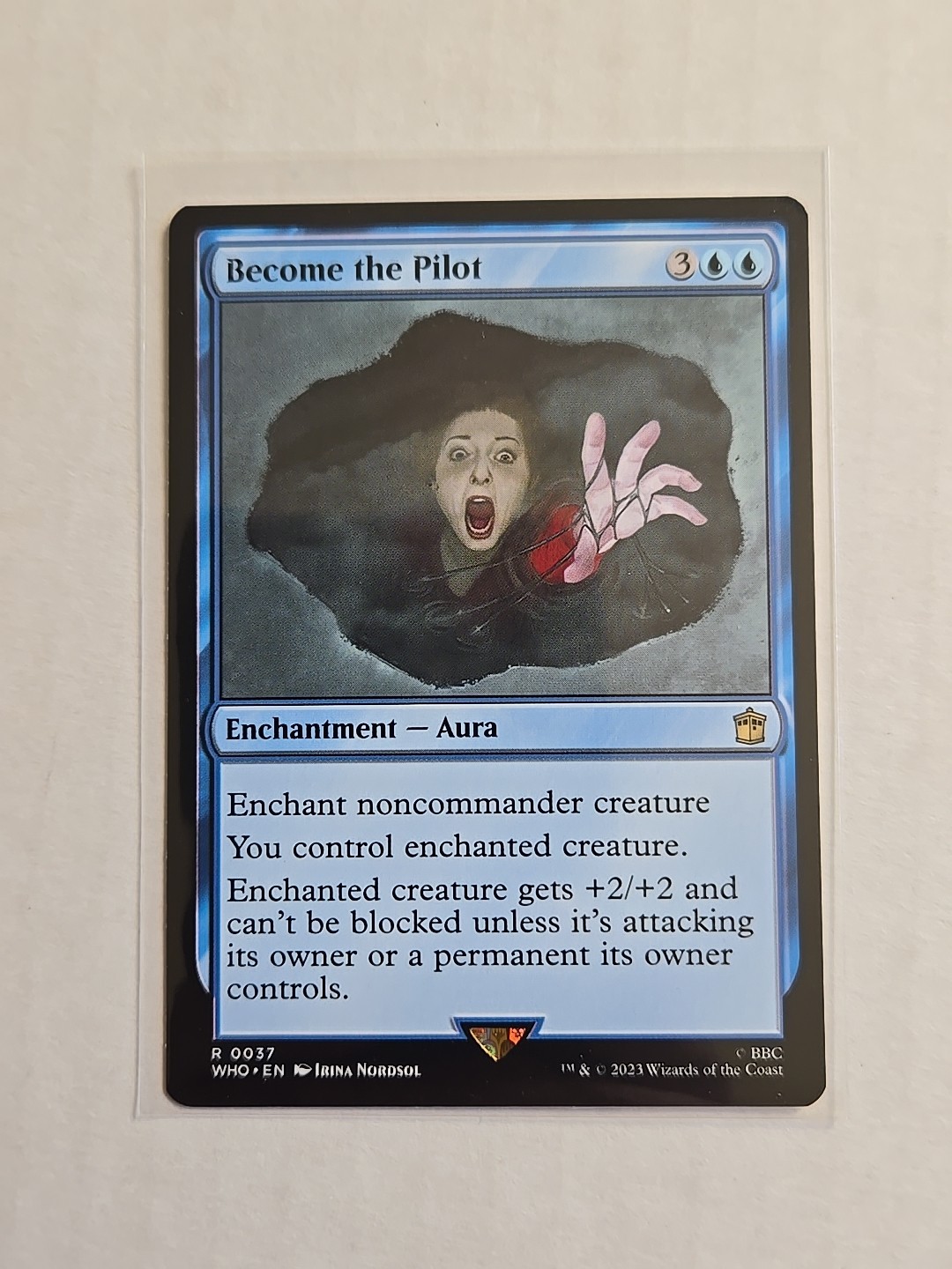 Become the Pilot – Doctor Who – LP – MTG Magic – Rare – Enchantment