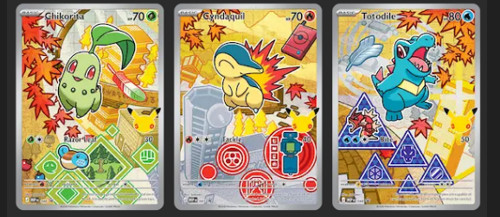 Pokémon First Partner Series 2 – Johto Starter Set Chikorita Cyndaquil Totodile