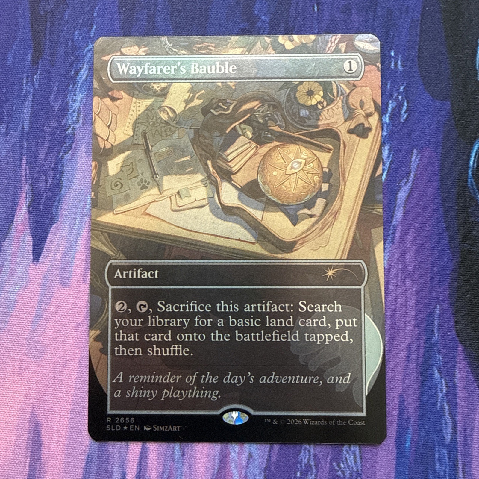 Wayfarer’s Bauble FOIL 2656 Borderless Secret Lair SLD MTG Rare Unplayed Mint