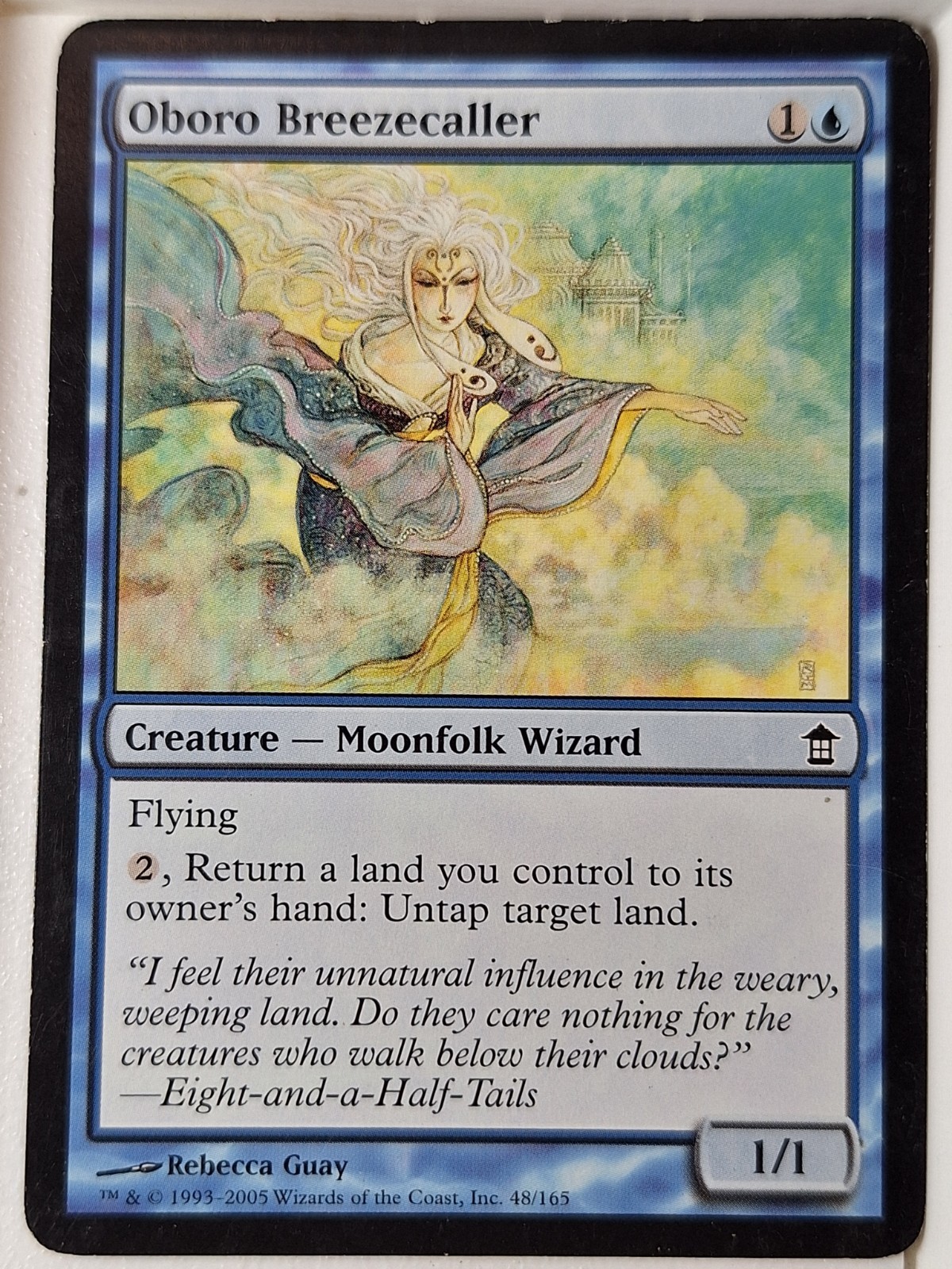 Oboro Breezecaller – Saviors of Kamigawa – Magic the Gathering MTG Nice!