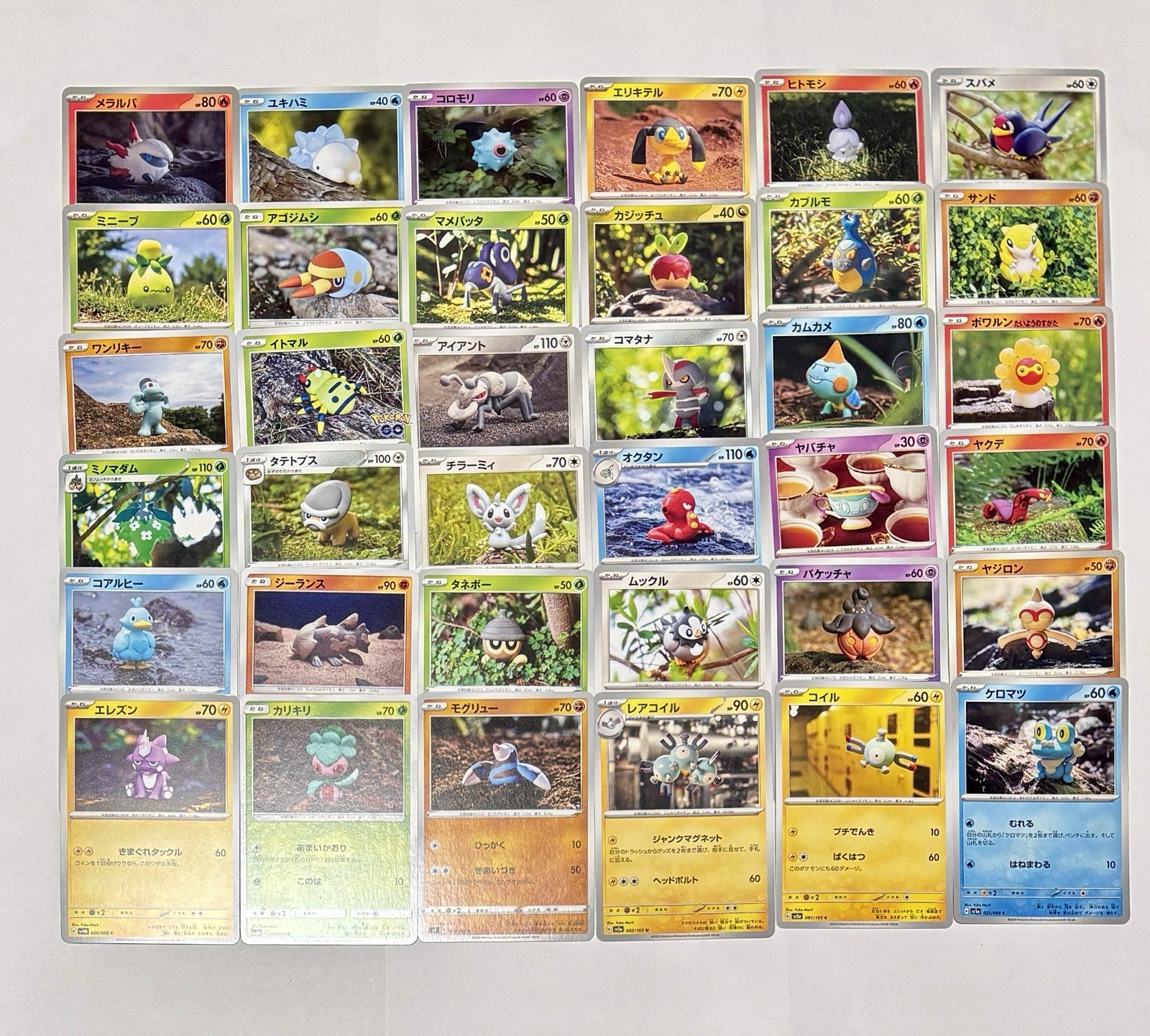Japanese Yuka Morii pokémon cards Set of 36