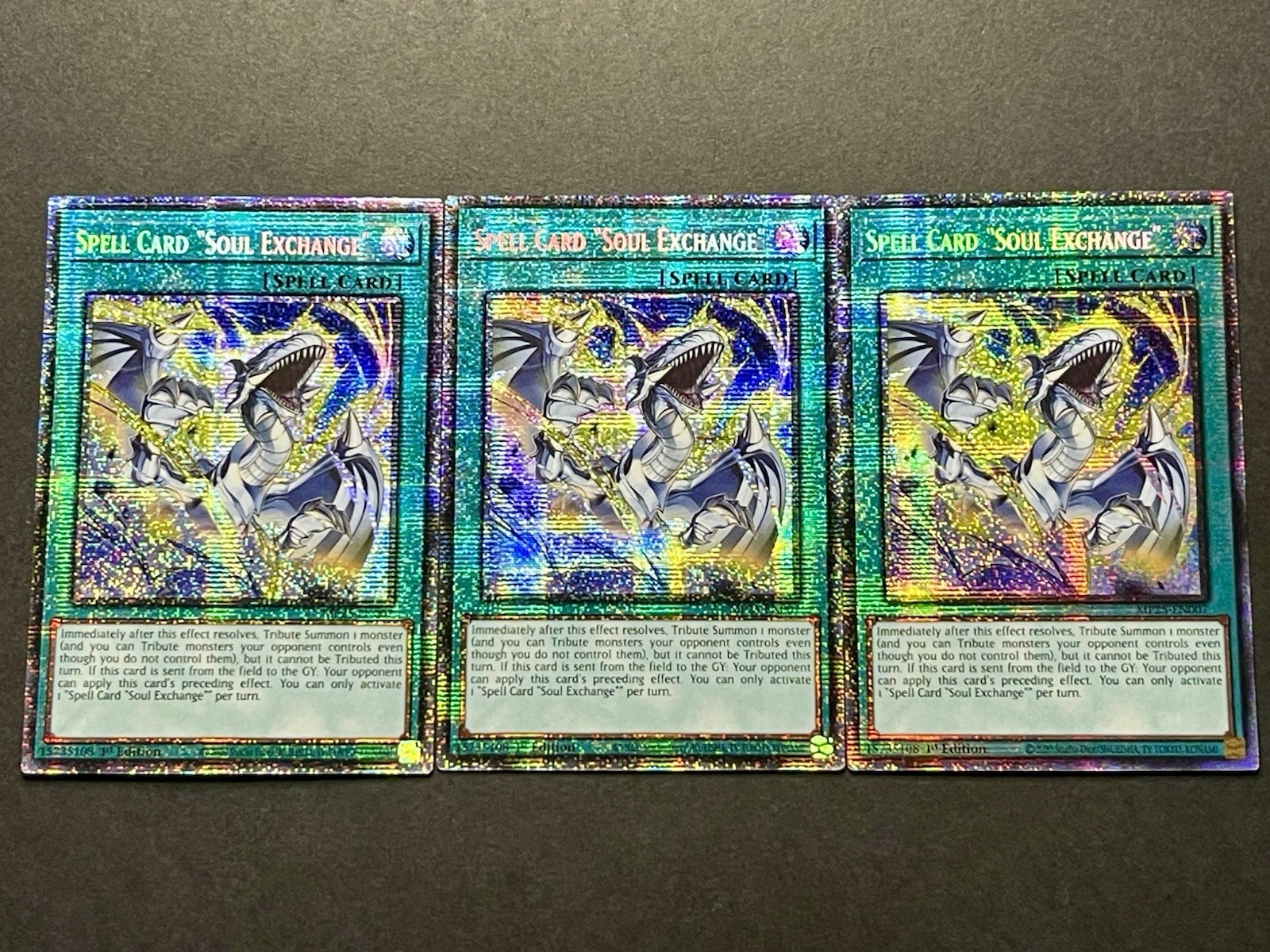 3x Spell Card “Soul Exchange” | MP25-EN007 | Starlight Rare | 1st Ed | YuGiOh!