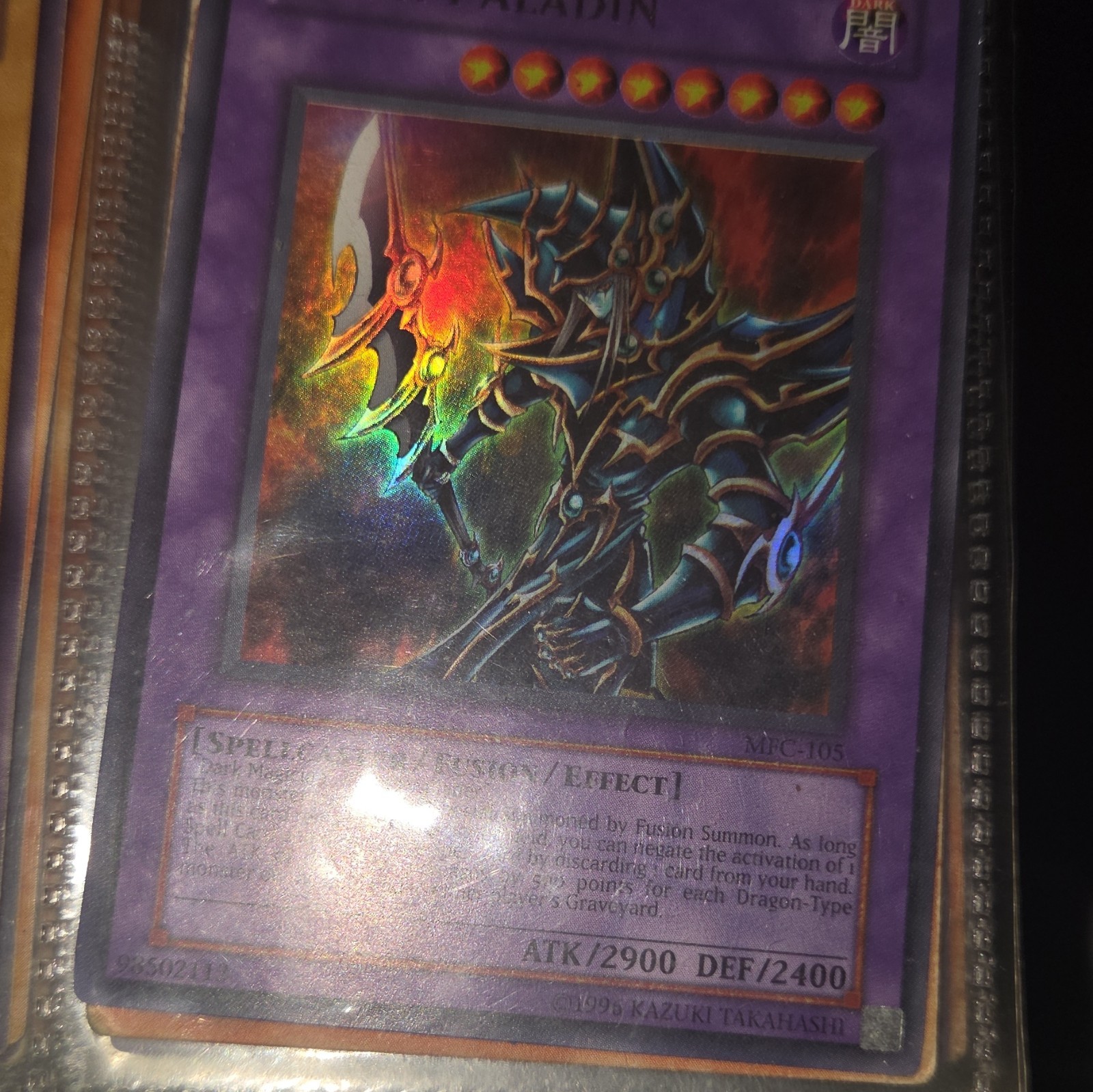 Konami Yu-Gi-Oh! Dark Paladin MFC-105 1st Ed Ultra Rare Foil EN 2900/2400