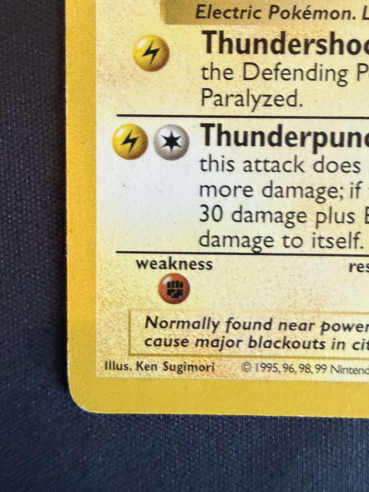 Electabuzz 20/102 Shadowless MP Vintage Pok?mon WOTC