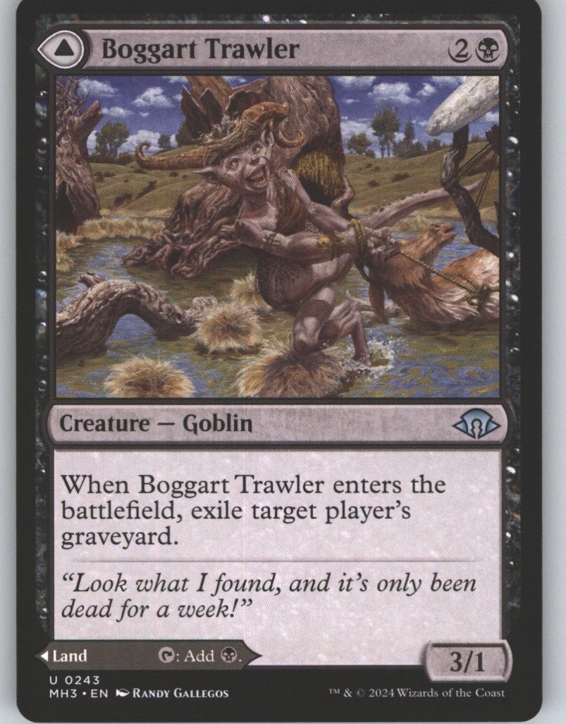 Boggart Trawler 243 Uncommon Modern Horizons 3 Magic: The Gathering Near Mint