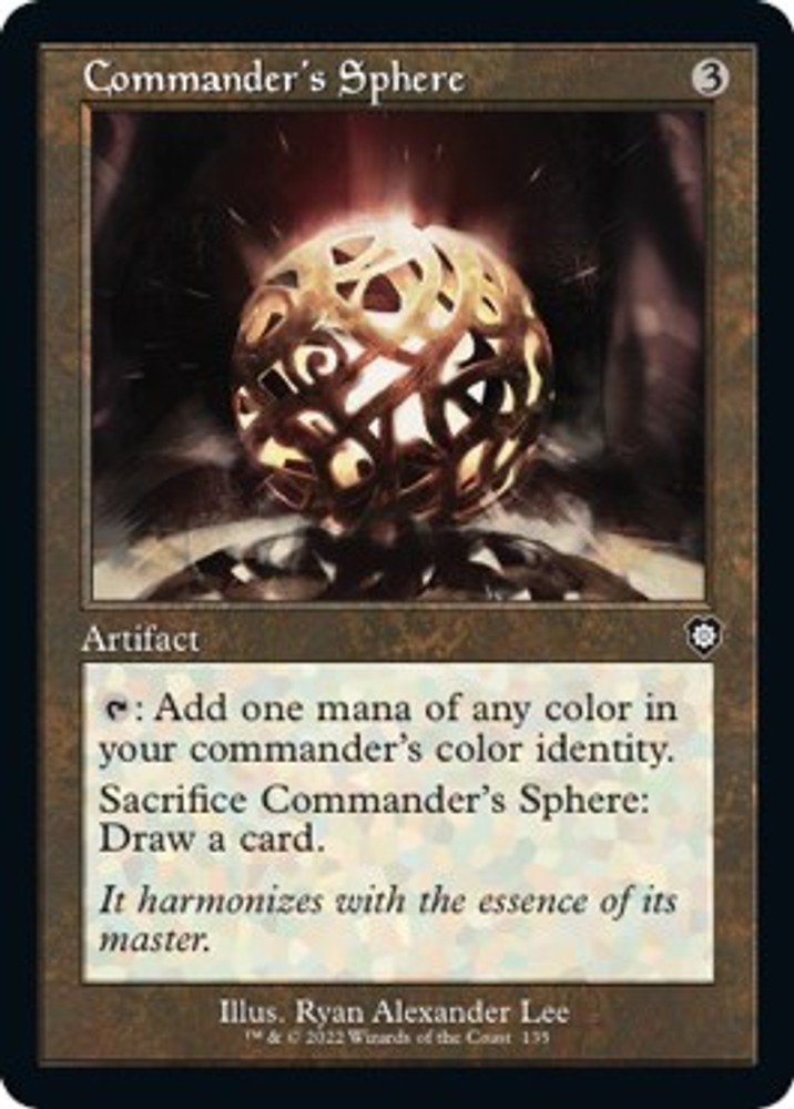 Commander’s Sphere (Retro Frame) BRC – 135 LP Commander: The Brothers’ War Magic