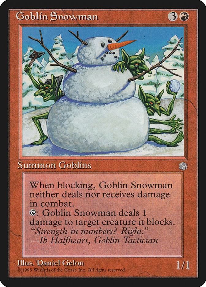 NM Goblin Snowman ICE *B2G1*