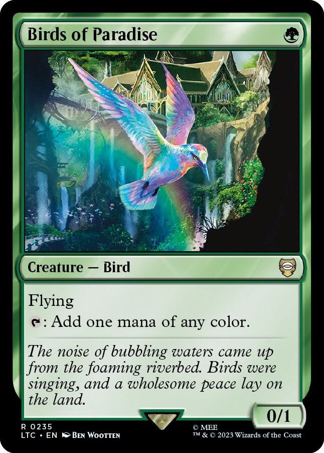 1x Birds of Paradise – Commander: The Lord of The Rings