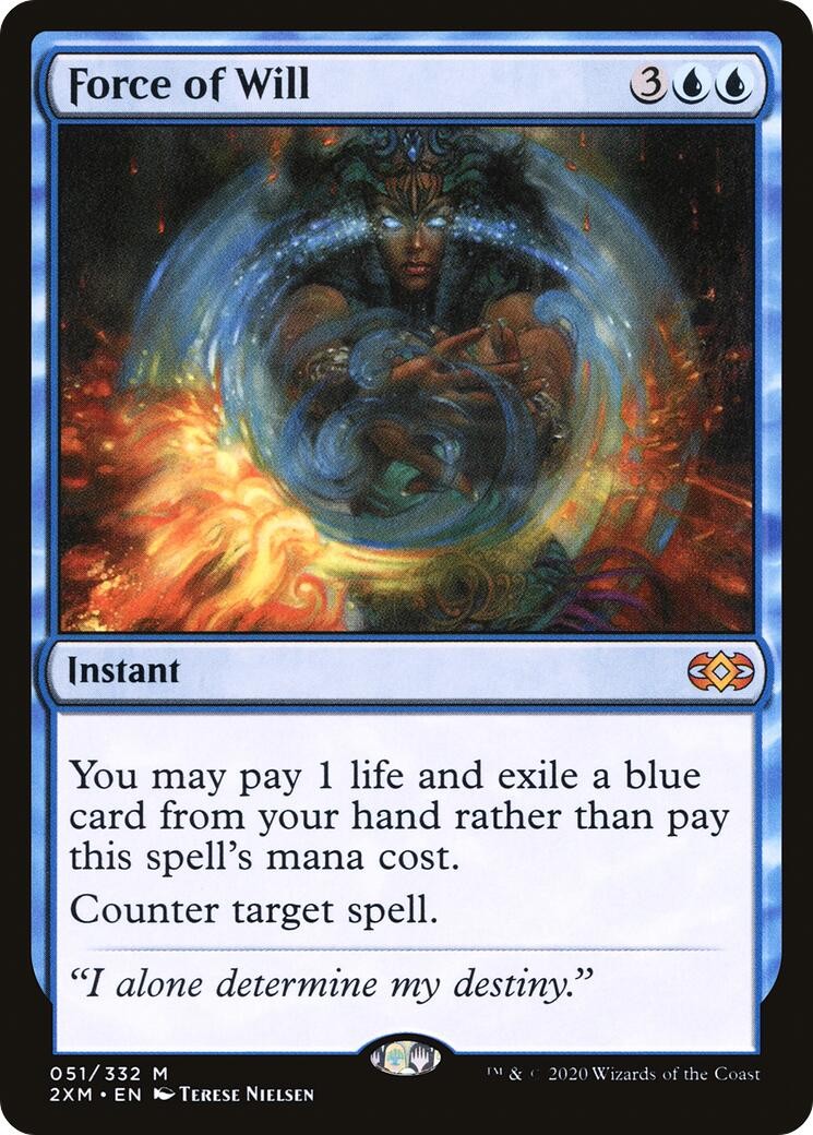 Force of Will #51 (NM) Double Masters (2XM) MTG