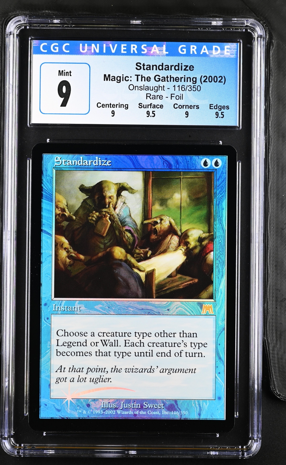 STANDARDIZE Onslaught Foil Rare CGC 9 Q++ MTG [Nostalgium]