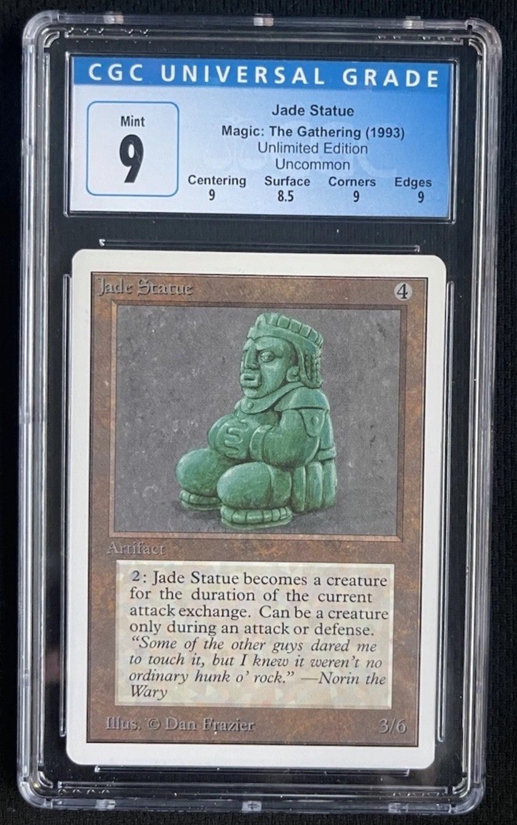 Mtg Jade Statue (CGC) 9 Unlimited [1993]
