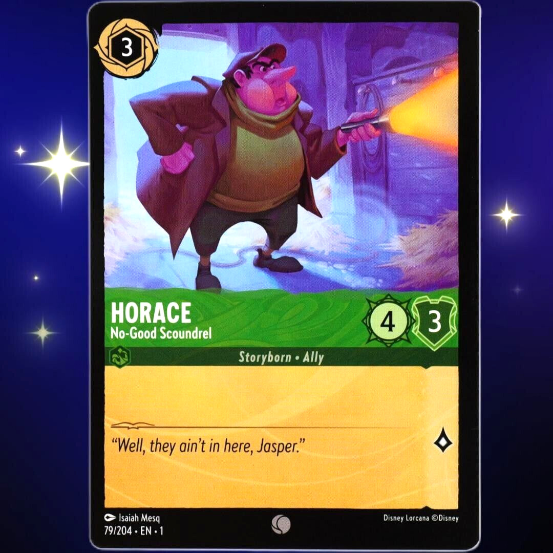 Horace No-Good Scoundrel – Common – Disney Lorcana TCG The First Chapter #79/204