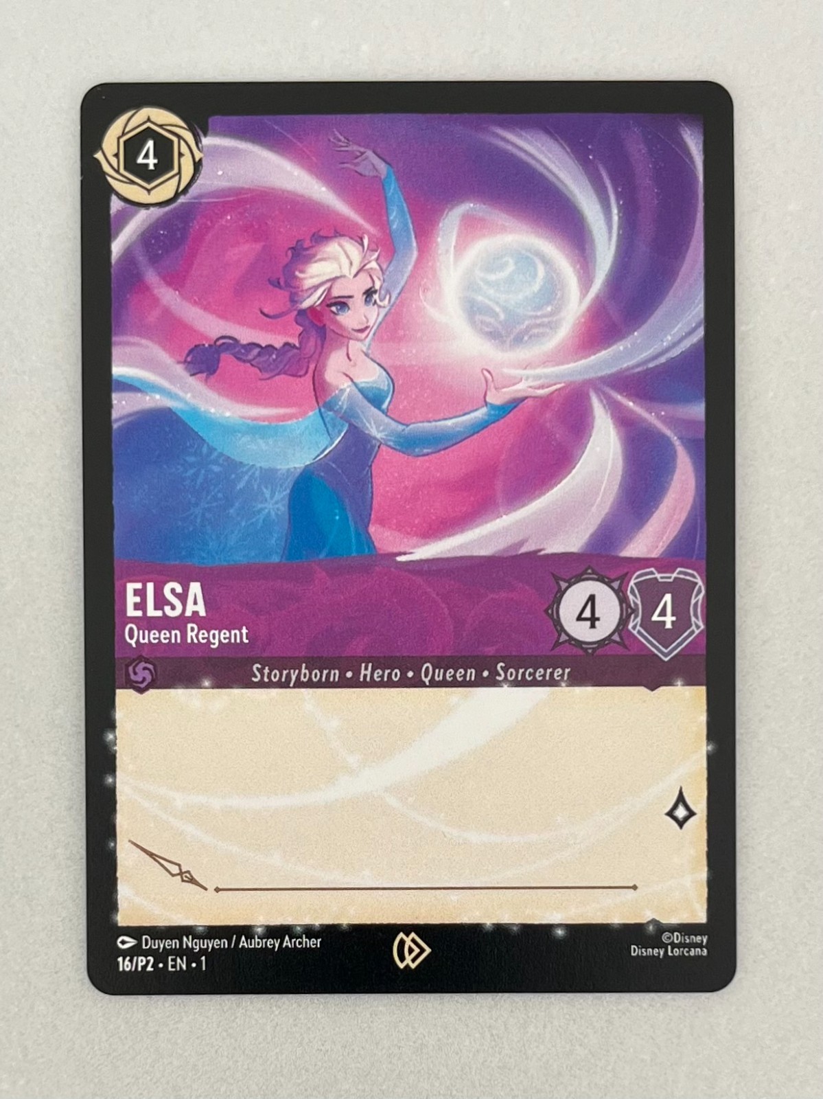 Elsa – Queen Regent Lorcana TCG PROMO 16/P2 -EN-1 – Disney Springs Exclusive