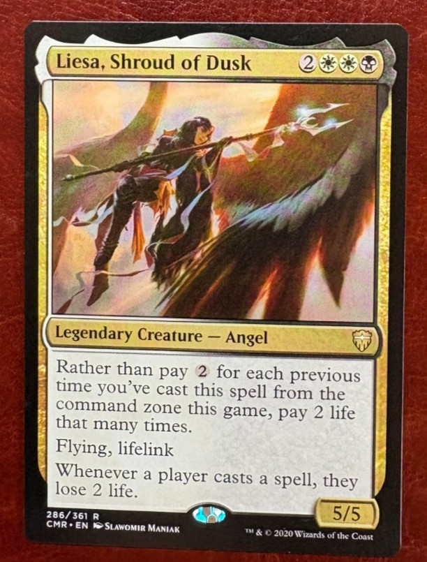 1x NM Liesa, Shroud of Dusk – 286/361 R CMR MTG Magic Never Played x1