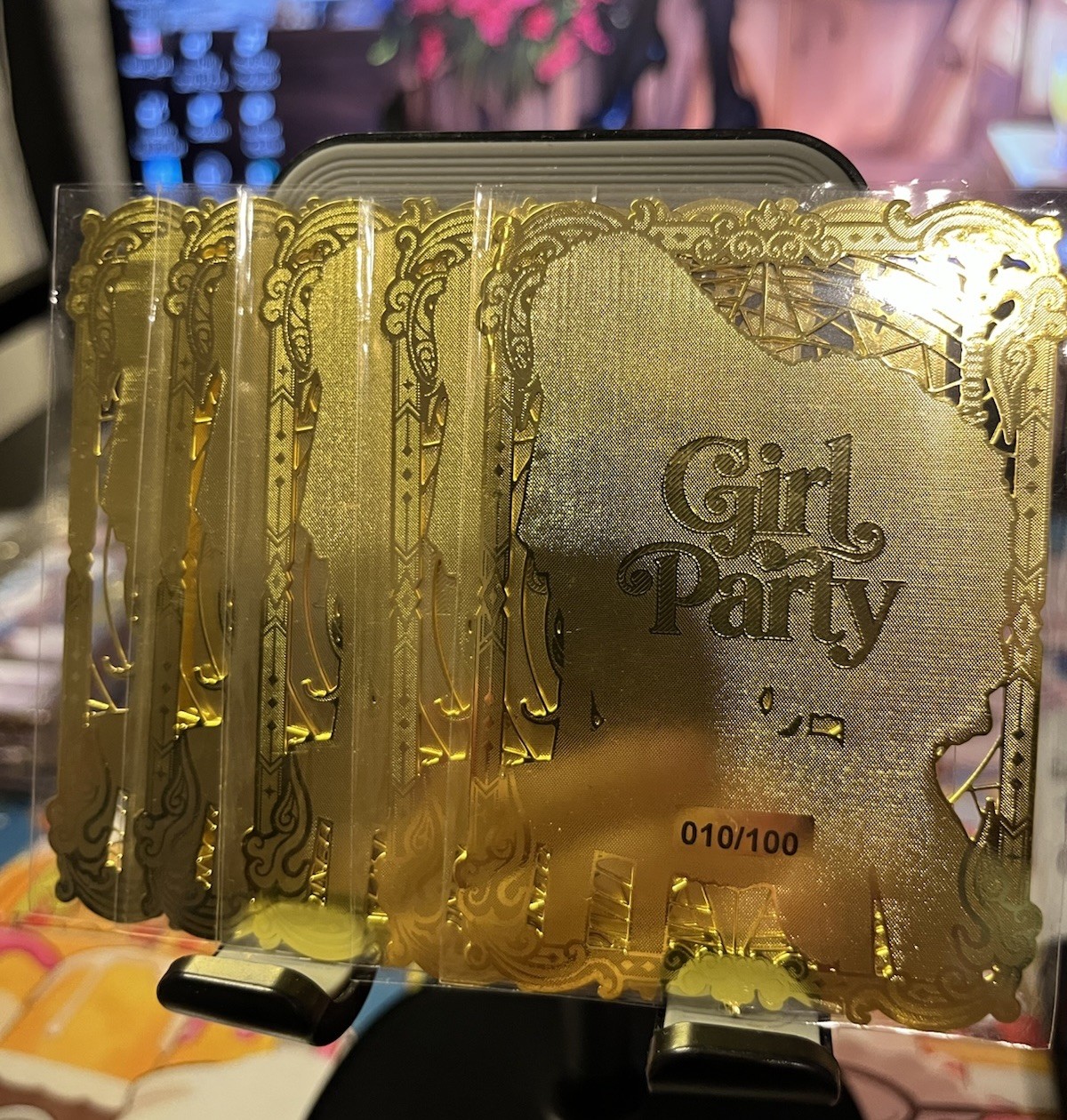 Rias Gremory – Girls Party Metal Card CCG Random Serial Goddess Story