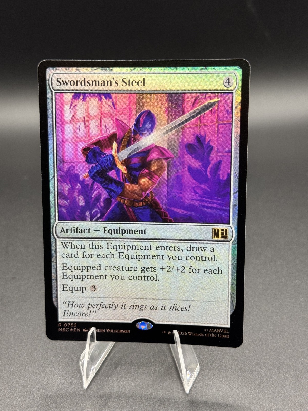 Swordsman’s Steel Commander: Marvel Super Heroes Foil