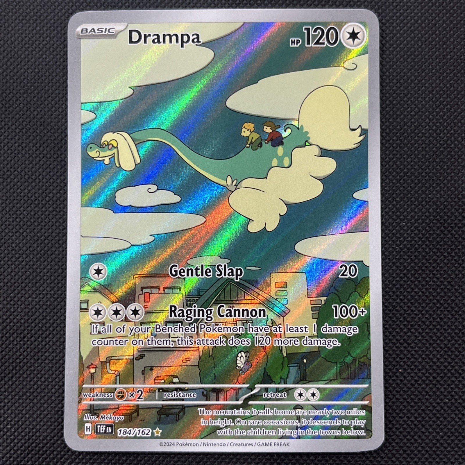 Drampa 184/162 – Temporal Forces – Illustration Rare Pokemon Card – NM