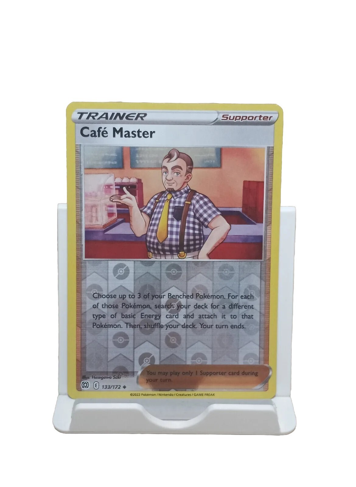 Cafe Master 133/172 Reverse Holo Brilliant Stars Pokemon Card
