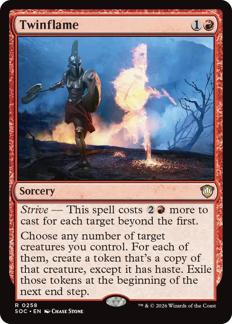Twinflame (258) Commander: Secrets of Strixhaven MTG SOC