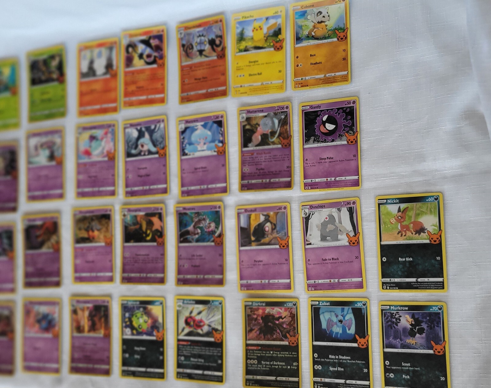 🔥 Pokemon TCG 🔥 Trick or Trade Halloween Stamp Cards 🔥 Complete Mast Set ✈️🚀