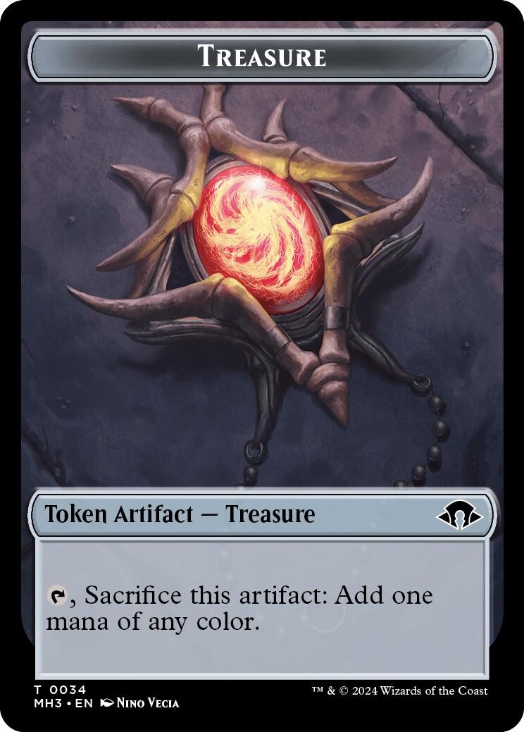 Treasure Token [MH3 – 34 – Near Mint (NM) ]