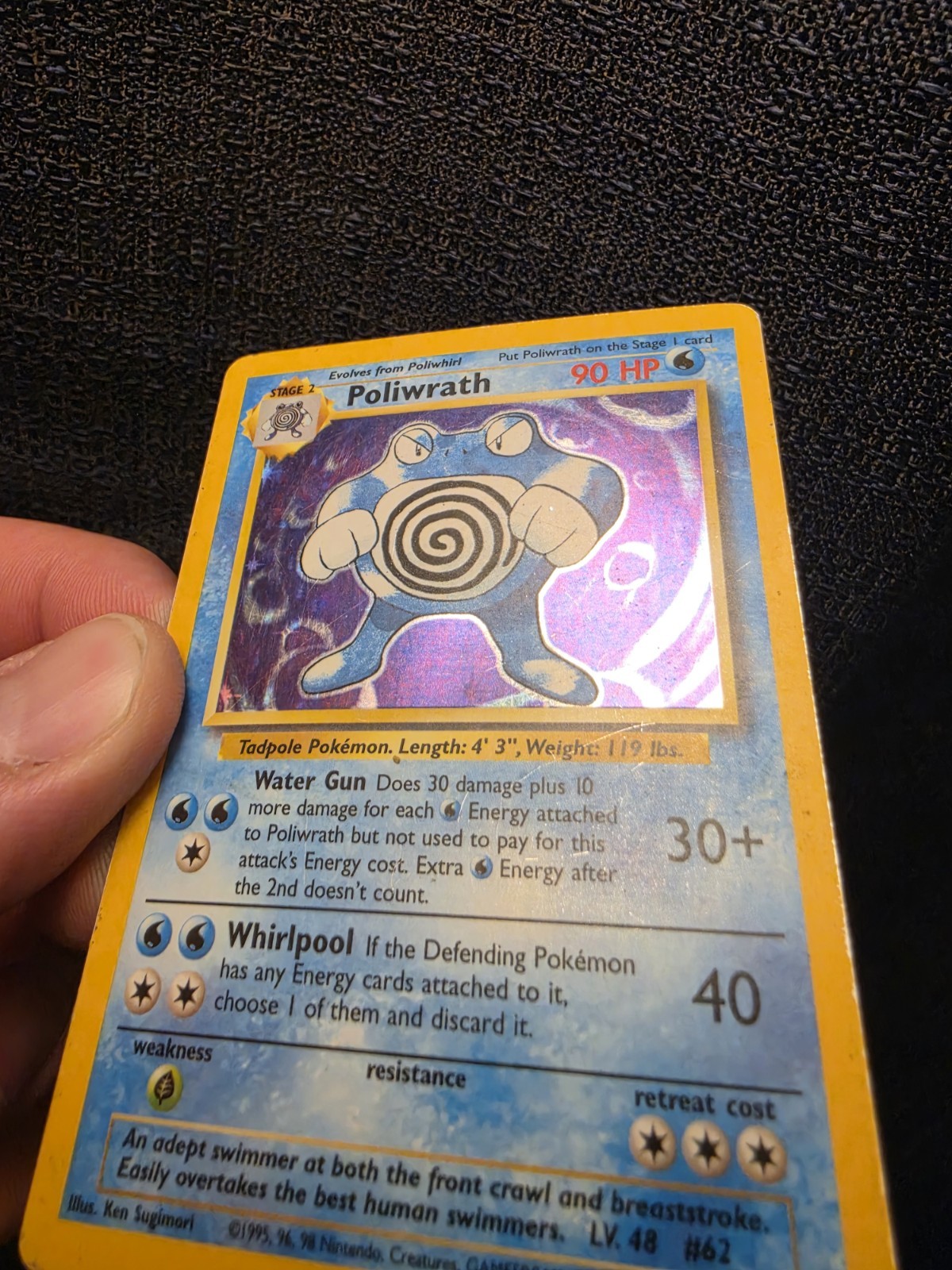 Poliwrath 013/102 Base Set Holo