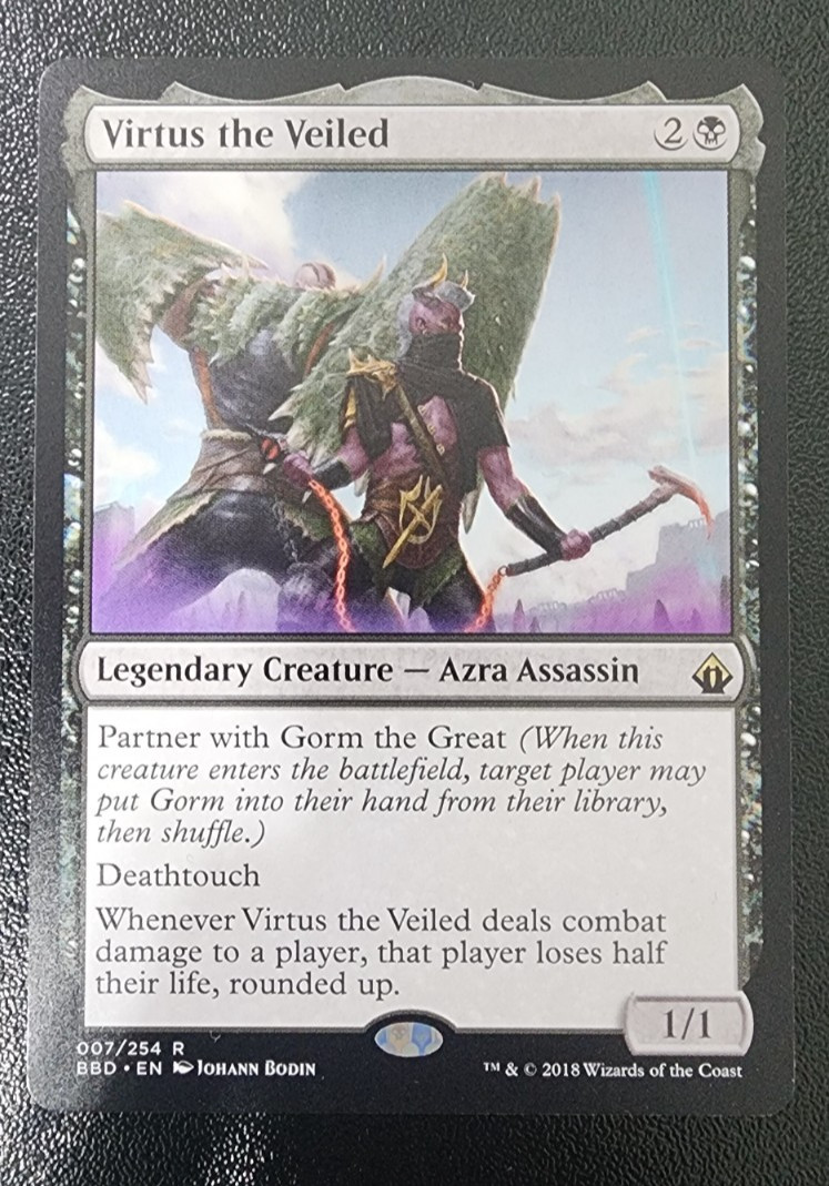 MTG Battlebond Virtus the Veiled Rare Card #007/254 Not Played