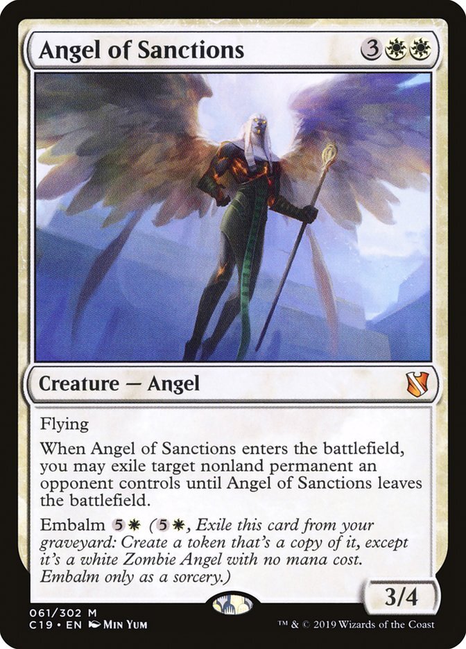 Angel of Sanctions [Commander 2019] Magic MTG