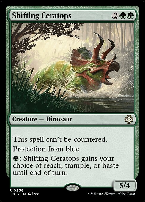 Shifting Ceratops 258 R Normal LCC MTG NM
