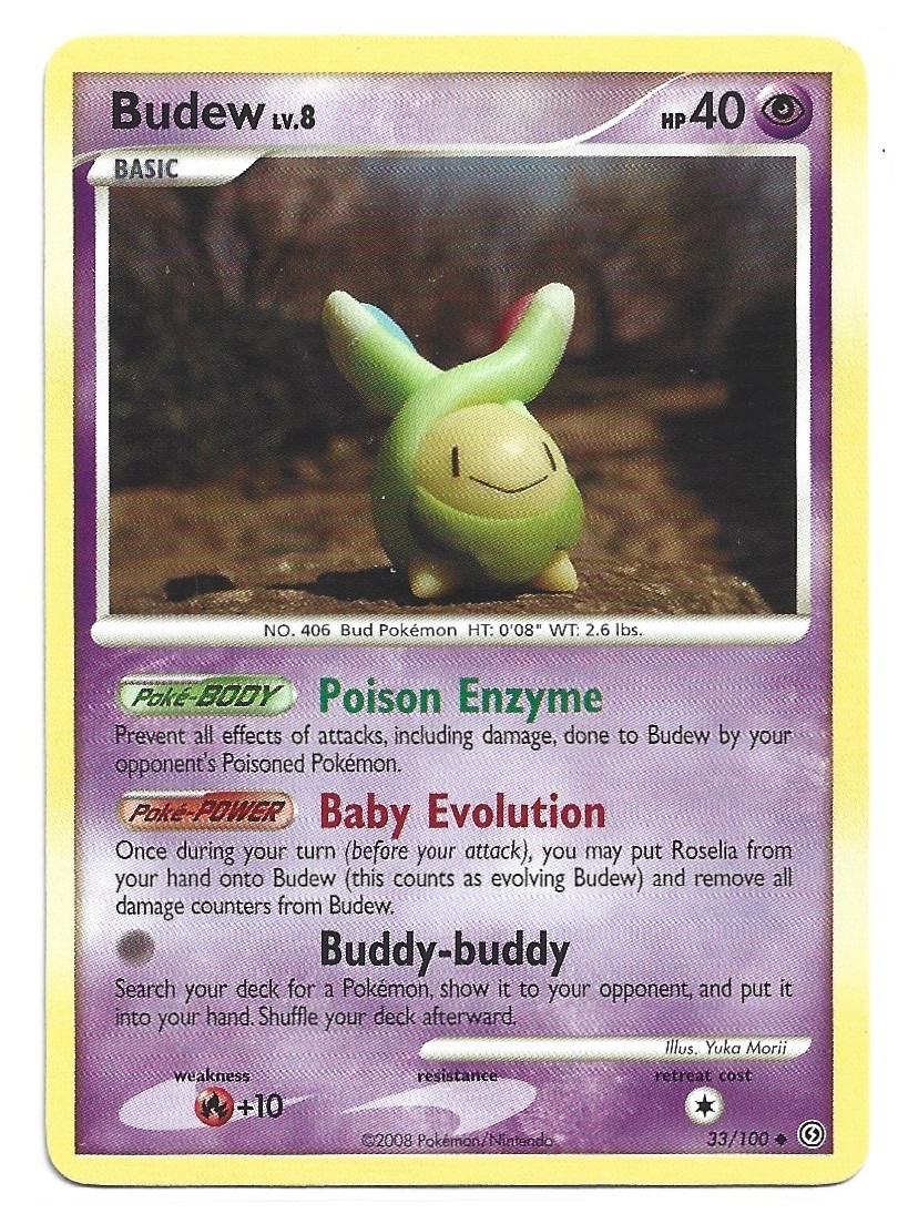 Budew 33/100 Stormfront Regular