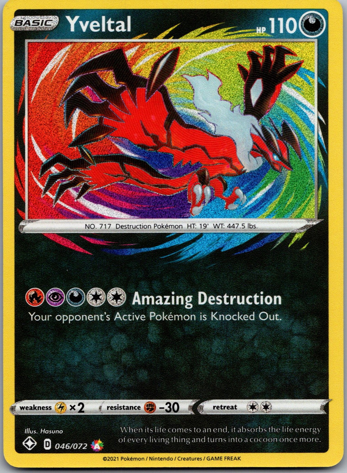 Shining Fates #046/072 Yveltal