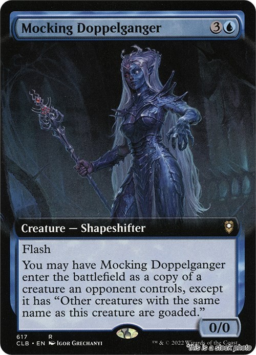 Mocking Doppelganger (Extended Art) [CLB – 617] – NM TCG MTG