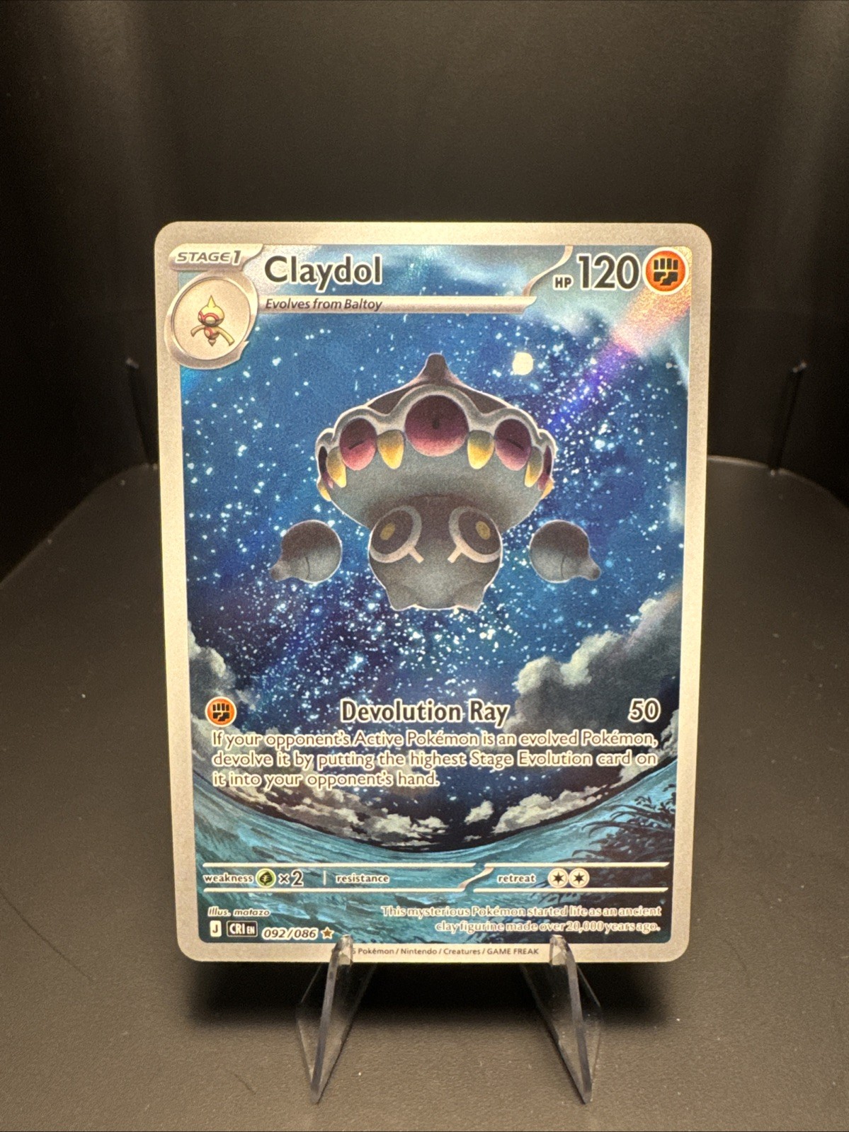 Claydol 092/086 Me04: Chaos Rising Holo