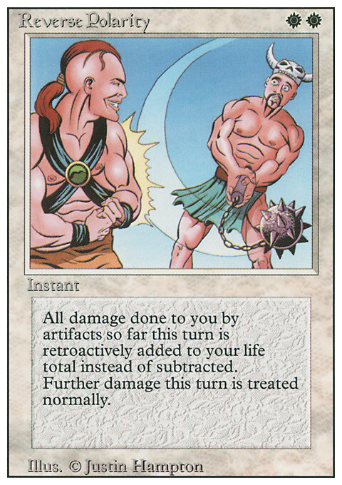 Magic the Gathering MTG Reverse Polarity (36) Revised Edition LP
