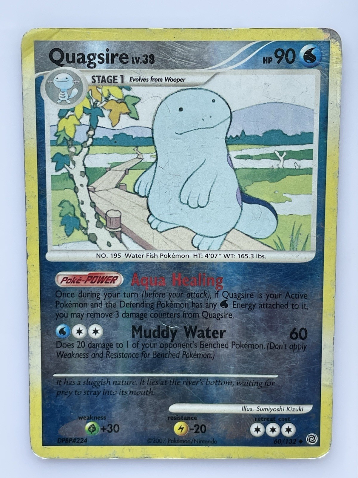 Quagsire 60/132 Secret Wonders Reverse Holo Moderately Played (2) Nintendo 2007