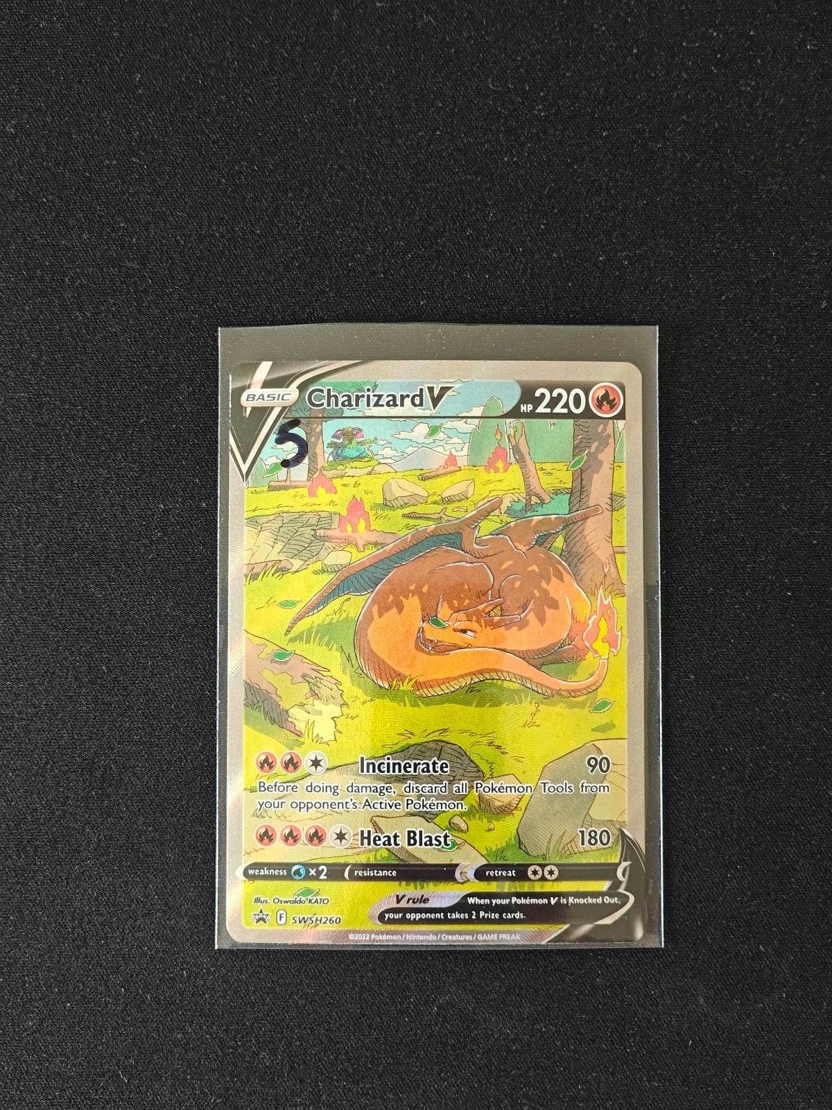 Charizard V SWSH260 Pokemon Charizard UPC Promo