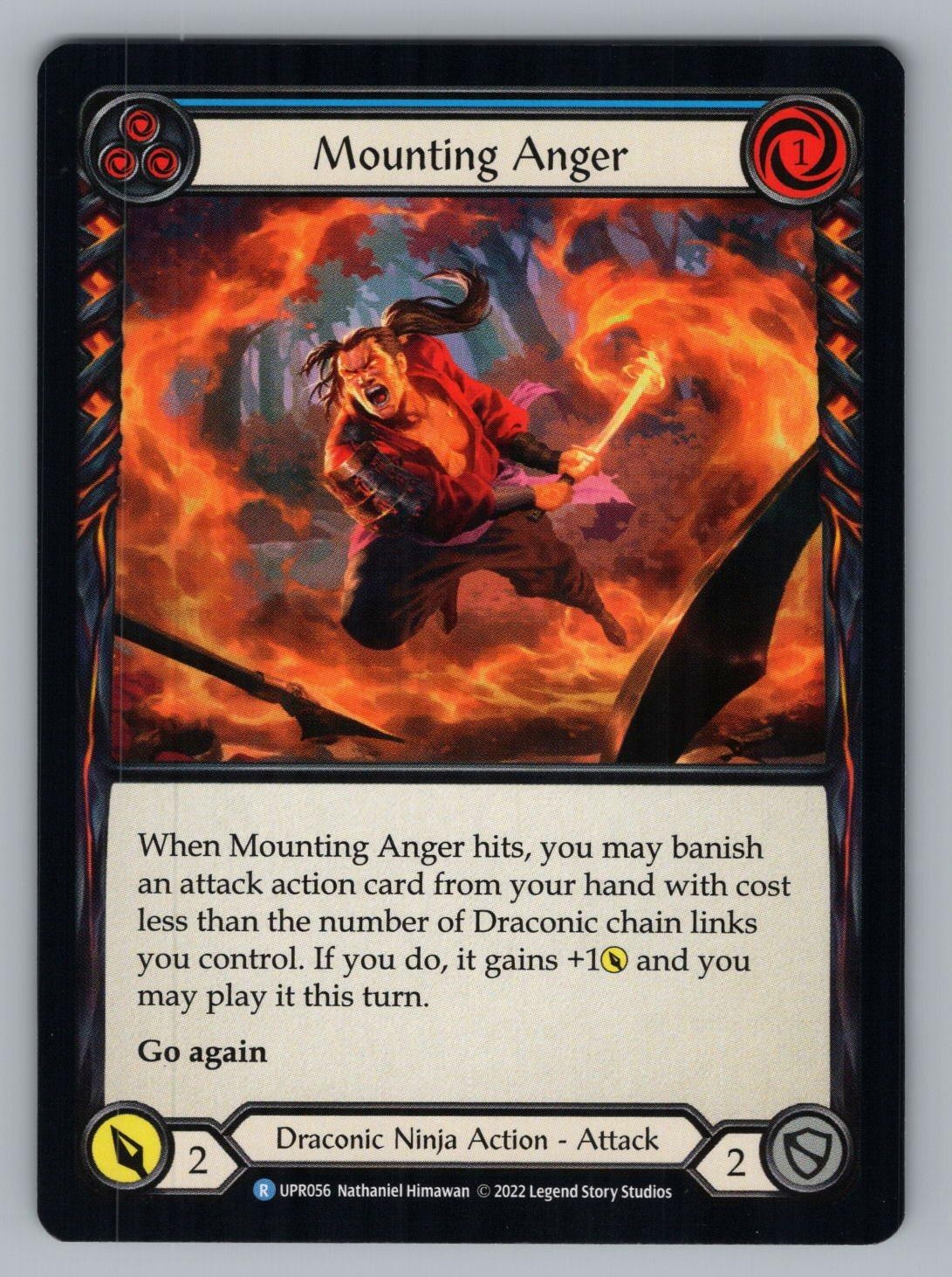 MOUNTING ANGER (BLUE) UPR056 R FLESH AND BLOOD NM NATHANIEL HIMAWAN [3