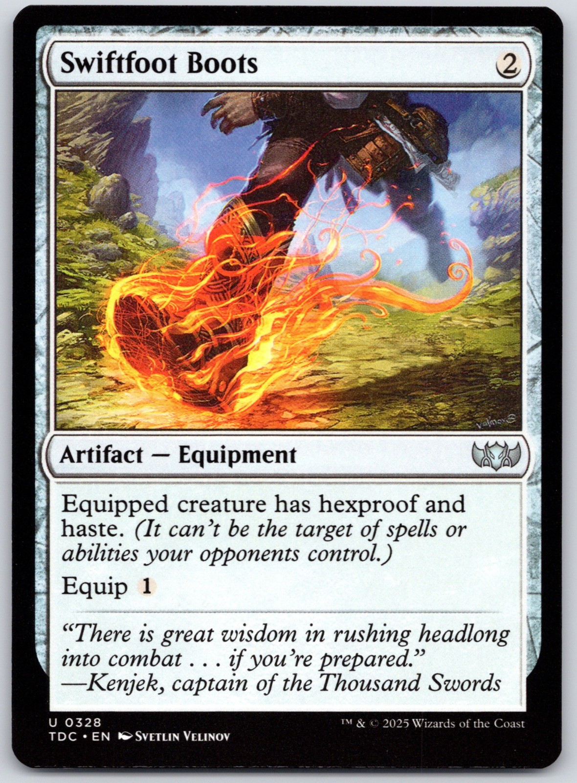 Swiftfoot Boots (328) – TDC: Commander: Tarkir: Dragonstorm NM