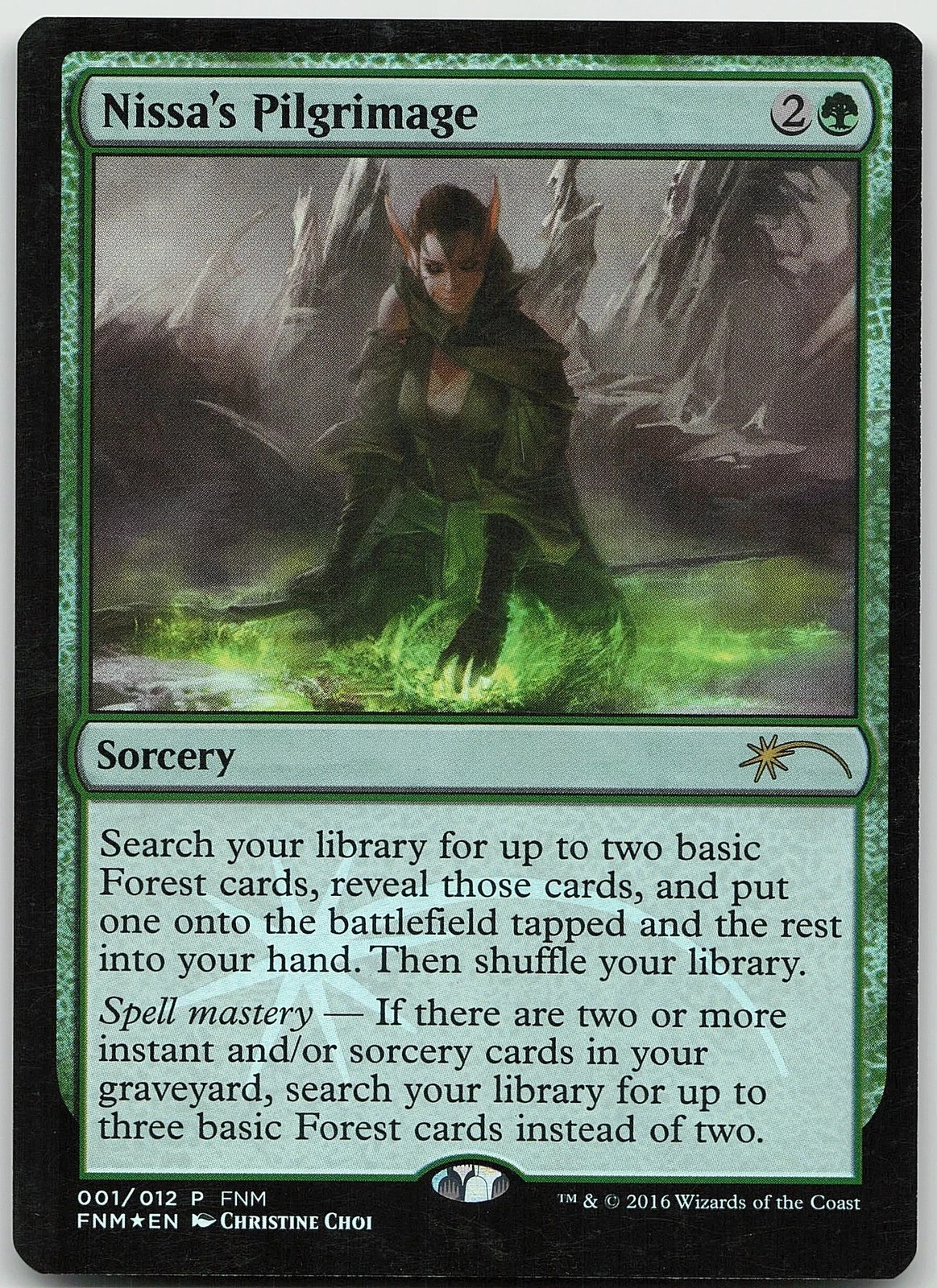Nissa’s Pilgrimage FOIL Promo FNM Promos LP MTG