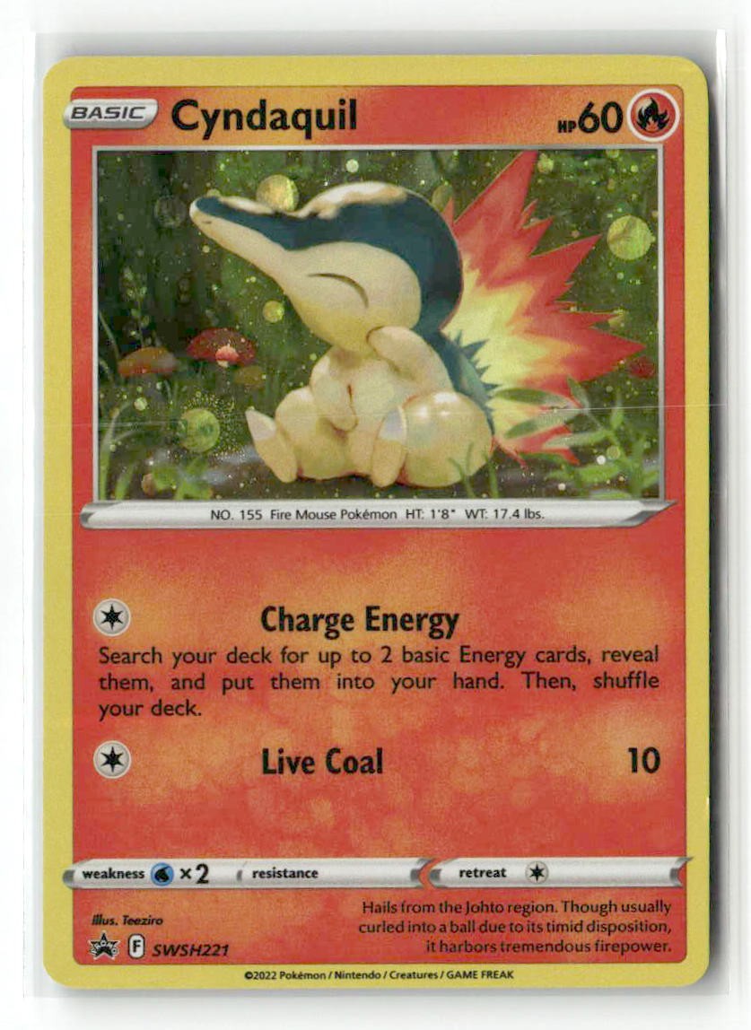 Cyndaquil (Cosmos Holo) [SWSD – SWSH221] SWSH: Sword & Shield Promo Cards – NM