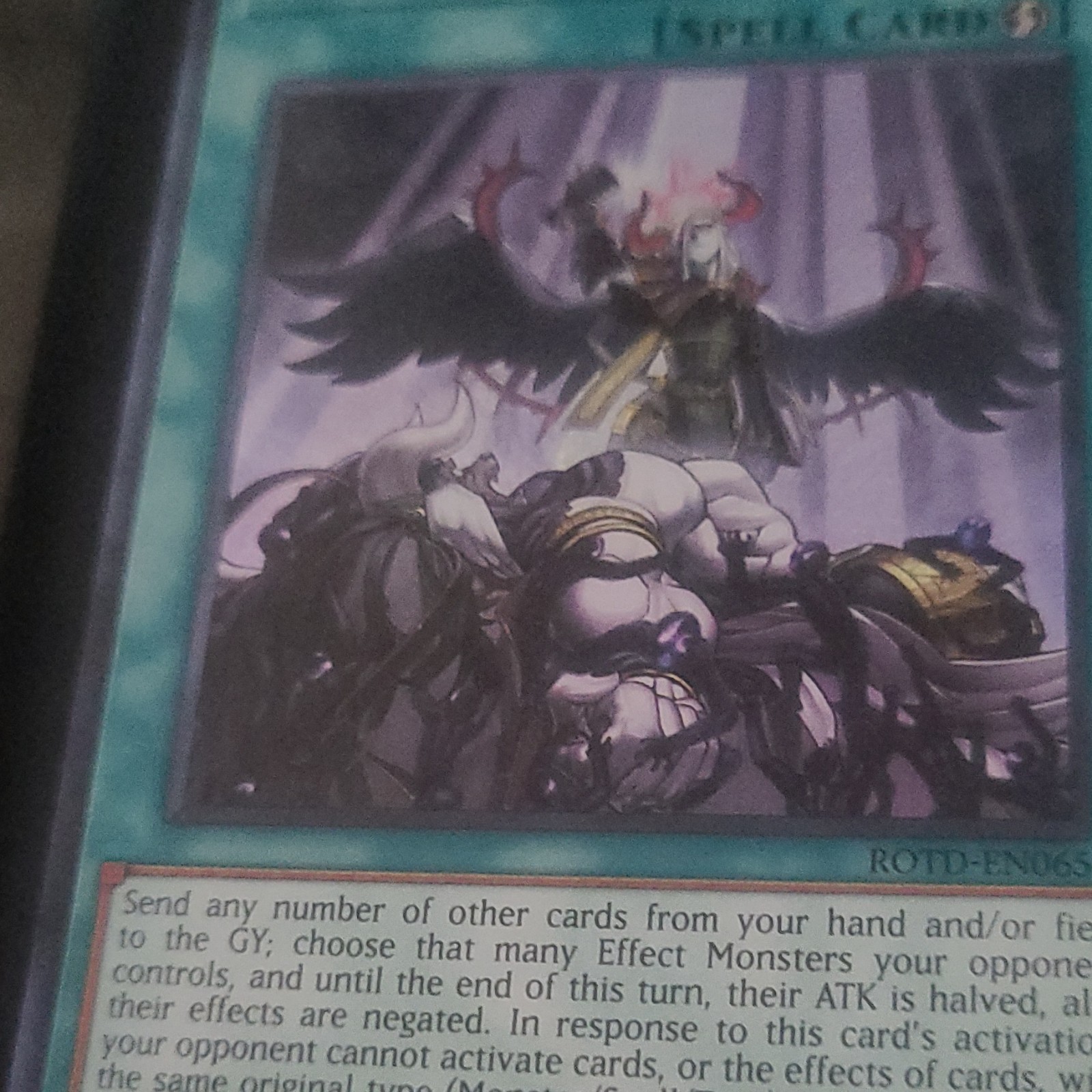 Secret Rare Forbidden Droplets NM ROTD-065 Yu-Gi-Oh